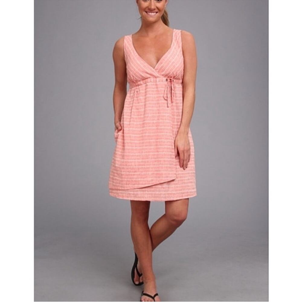 Patagonia island hemp crossover dress size 8 pink - Picture 2 of 4